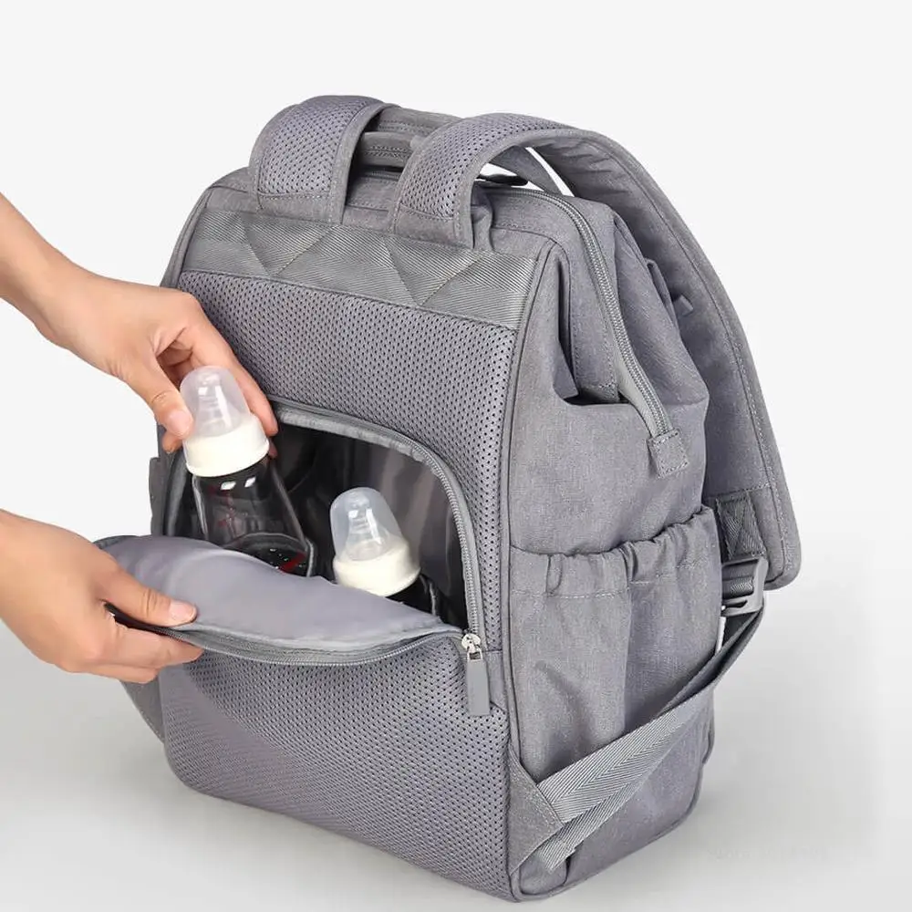 Mommy bag Daddy multifunctional large capacity baby diaper waterproof insulation backpack Travel | Мать и ребенок