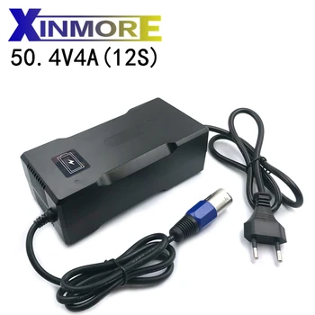 

XINMORE 50.4V 4A 12S Smart Fast Lithium Battery Charger For 44.4V 4A Lipo Li-ion Battery Electric Bike Power With CE ROHS SAA