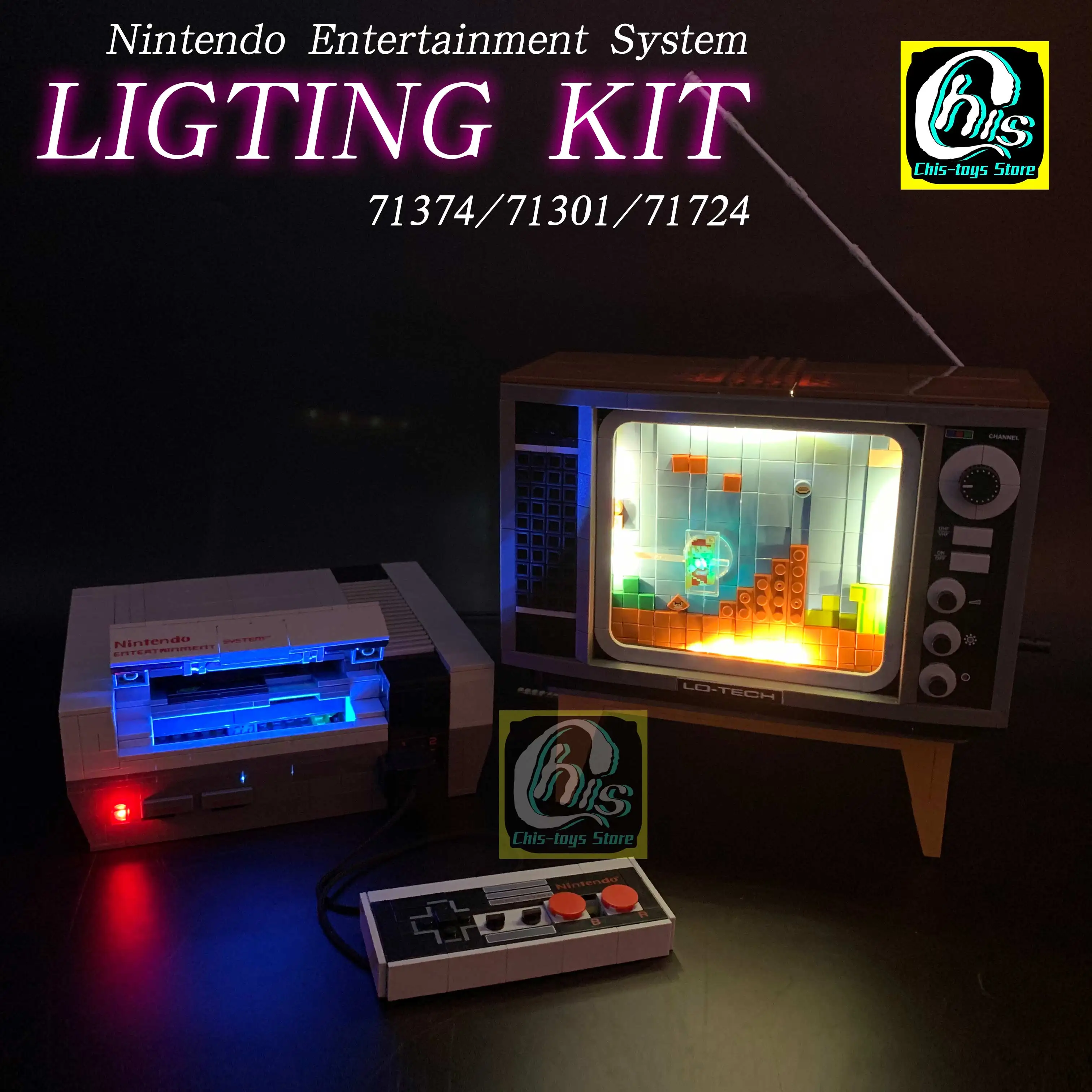 Compatibel Met Lego Super Mario Nintendo Entertainment System Blokken Moc Lichten Exclusief Model Stacking Blocks Aliexpress Compatibel Met Lego Super Mario Nintendo Entertainment System Blokken Moc Lichten Exclusief Model Stacking Blocks Aliexpress