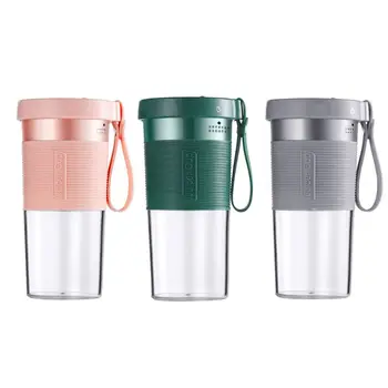 

Portable Home Electric Juicer Cup with 2 Lid Personal Size Blender Rechargeable A0NC