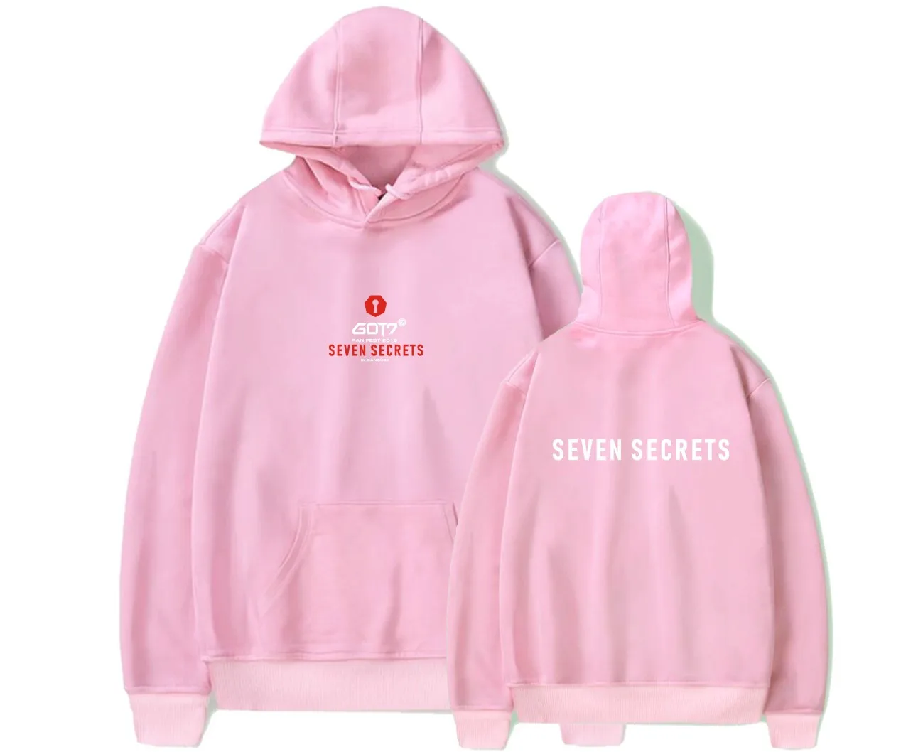 Новинка kpop Harajuku модные толстовки Got7 Seven Secrets концертный пуловер с принтом Мужские