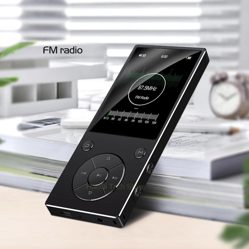 Original RUIZU D11 Bluetooth MP3 Player Music Player 8GB Metal Music Player with Built-in Speaker FM Radio Support TF Card