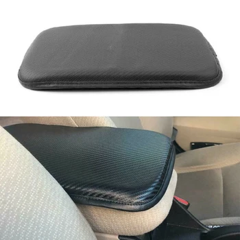 

Universal Car Dust-Proof Armrest Pad Parts Accessories 1x PU Leather Black