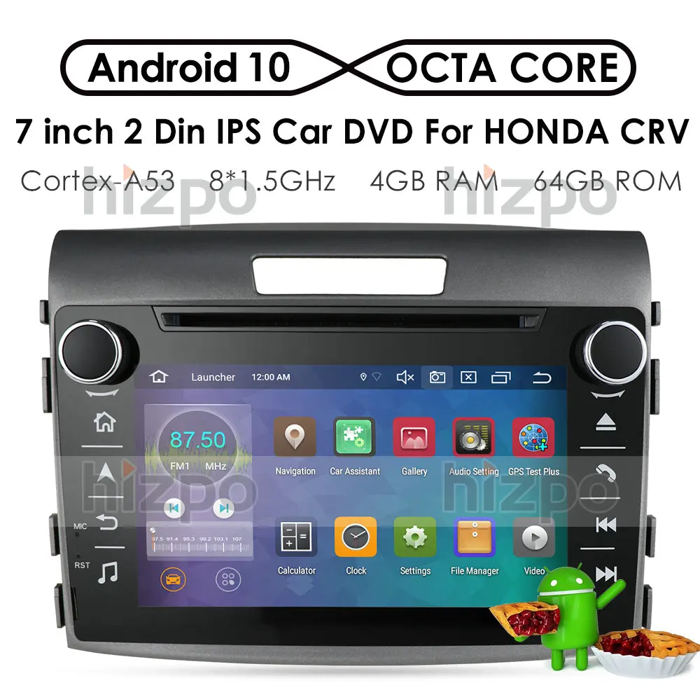 7 &quotавтомобильный мультимедийный плеер 2 Din Авторадио для Honda CRV CR-V 2012-2016 gps