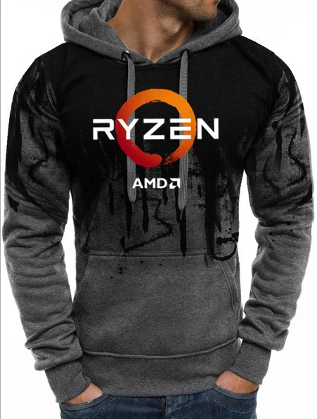 Процессор AMD RYZEN толстовки geek программатор для компьютера ZEN периферийные