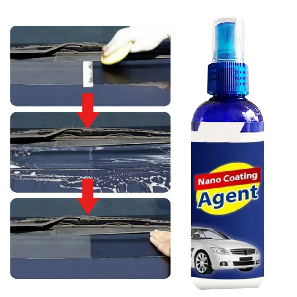 100ml Car Nano Coating Agent Anti Scratch Hydrophobic Polish Coating Agent Car Spray Wax Cleaning
