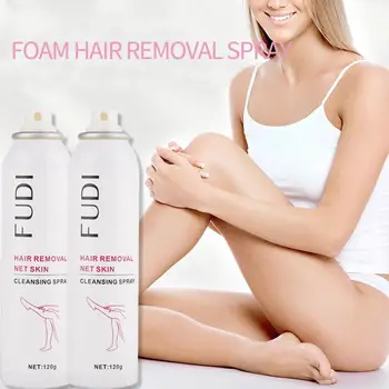 

120g Hair Removal Spray Super Natural Painless Permanent Mousse Arms Cream Skin Health Care Underarms For Legs Depilatory F F1D1