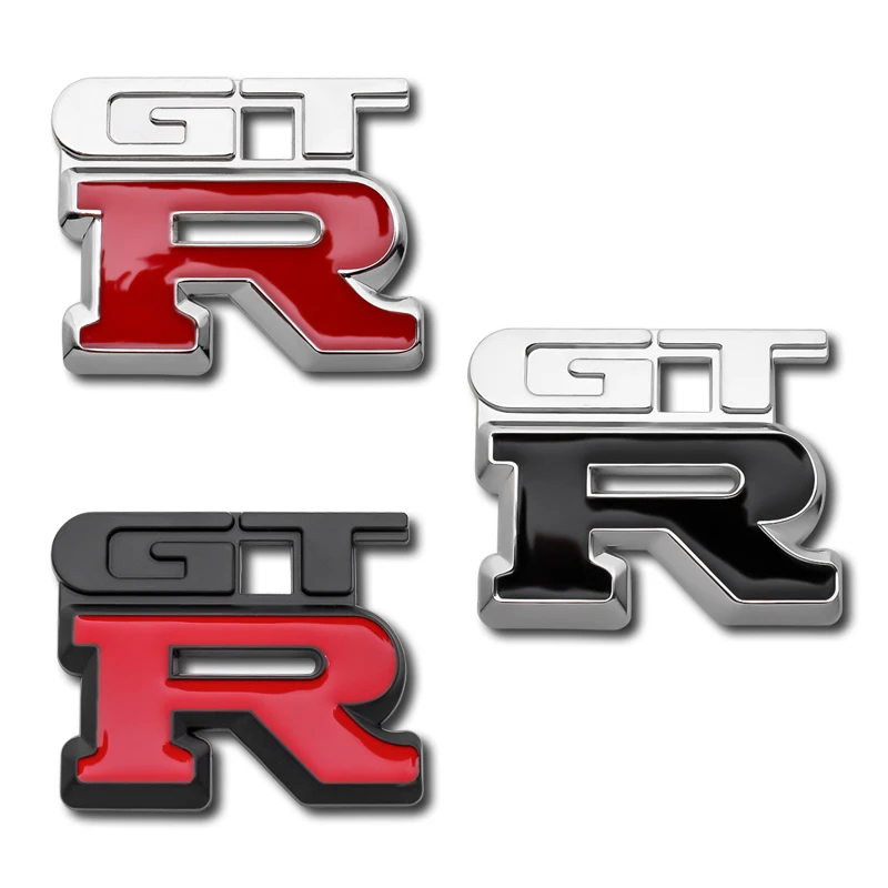 Металлические автомобильные наклейки GTR наклейка значок эмблема Стайлинг