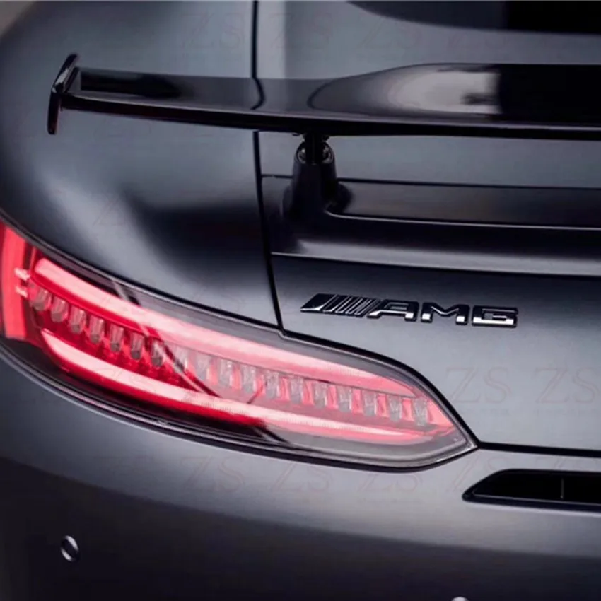 Углеродное волокно GT Крыло задний спойлер GTR стиль для Mercedes AMG / GTS|Спойлеры и