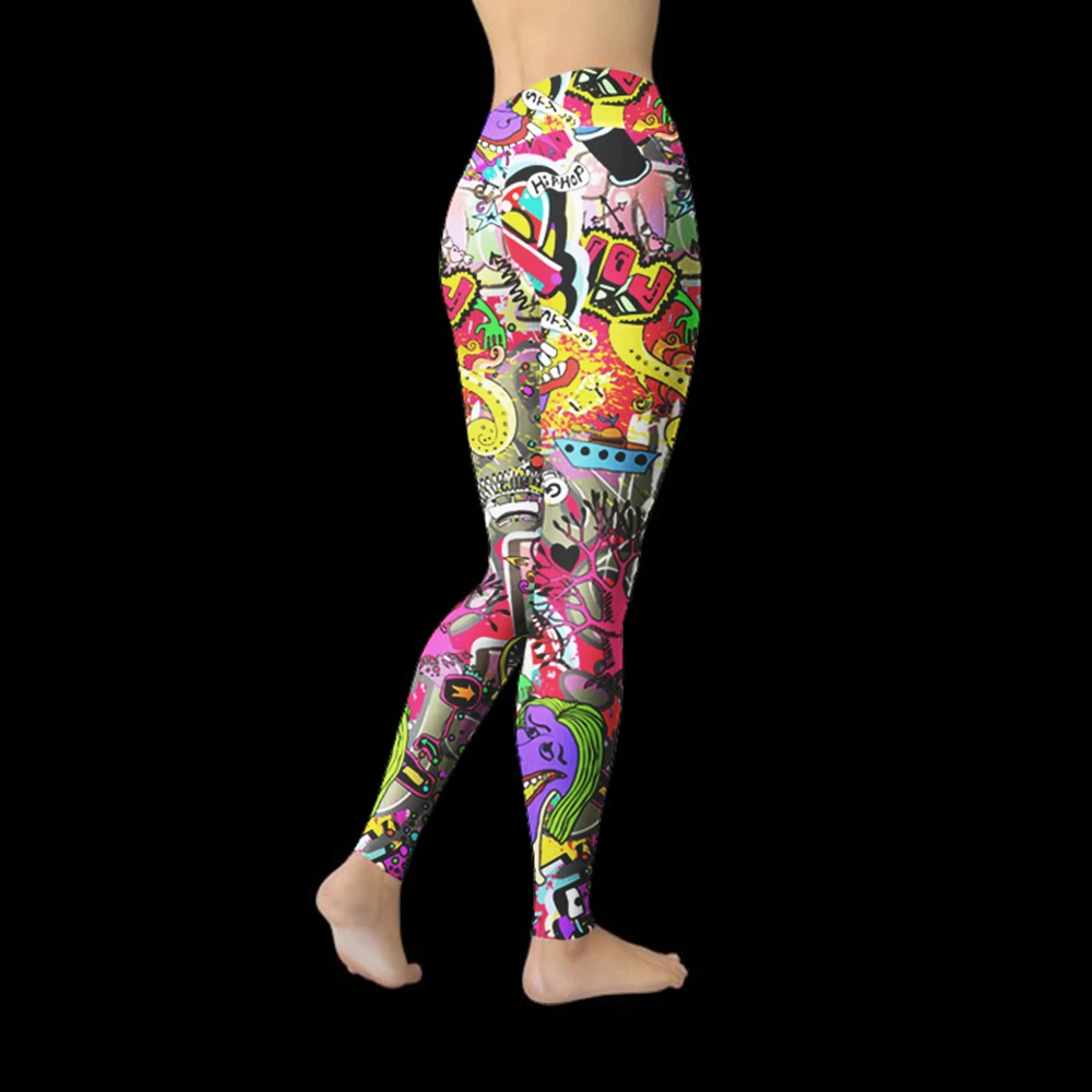 Модные женские Body Shaper уличная одежда Спортивные Леггинсы