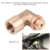 SPEEDWOW 90degree M18x1.5 O2 Lambda Sensor Oxygen Sensor Extender Spacer For Decat Hydrogen Brass