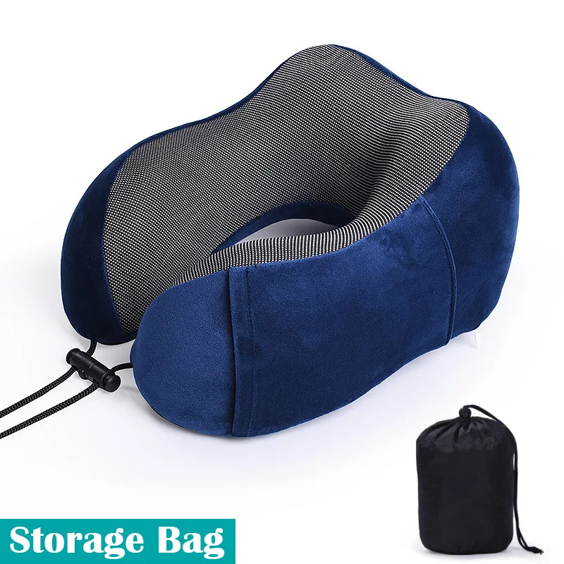 1 шт. подушки для шеи из пены с эффектом памяти мягкий медленный отскок пространство путешествия u-образная Подушка твердый шейный затылочный медицинский постельные принадлежности Прямая поставка - Цвет: 195-3