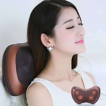 

Multifunctional Heating Car Massager Massages Deep Pressure And Pinch To Relieve Neck And Shoulder Pain 8-Rollers Massage Pillow