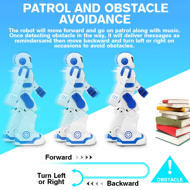 RC Music Dance Robot Toy Remote Control Gesture Robot Smart Action Infra-red Interactive Toy Gift For Children Kid