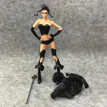 

Anime 1/7th Scale One Piece Flag Diamond Ship Black Clothes Ver. Robin Nico Action PVC Figure Toy Brinquedos
