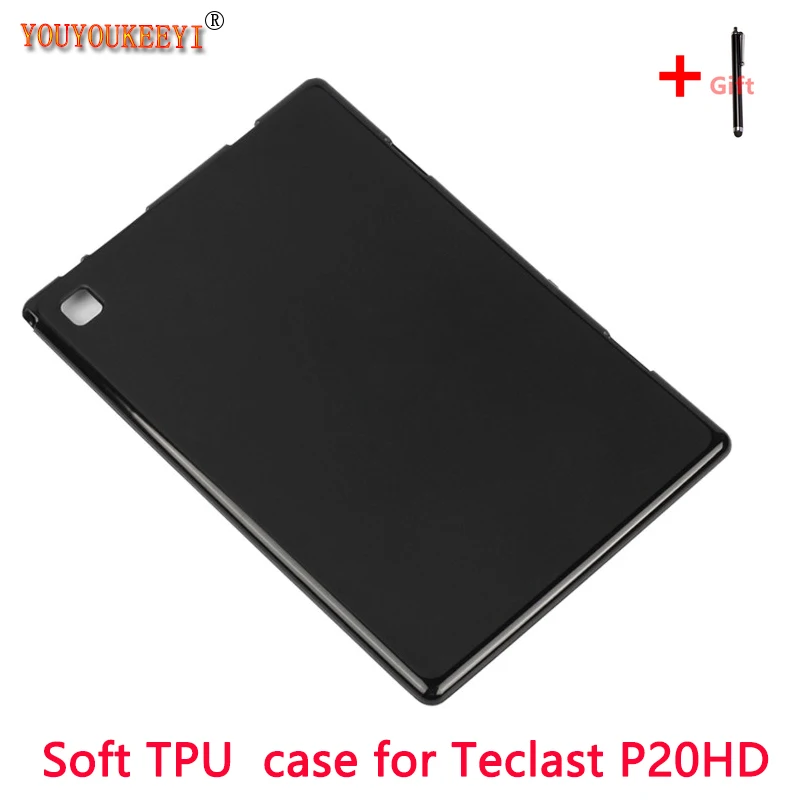 Black TPU soft shell Case for Teclast P20HD 10.1inch Tablet Anti-collision protection case teclast p20 2020 +gift | Компьютеры и офис