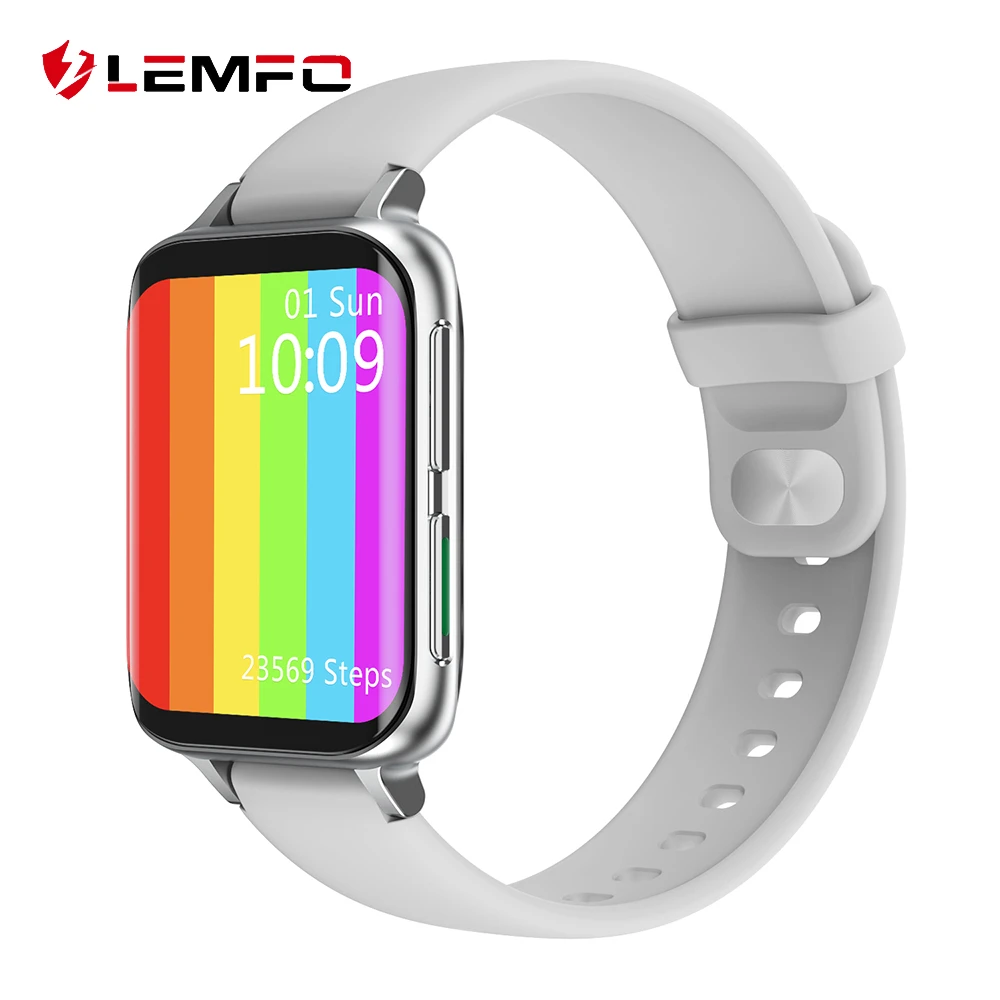 Lemfo Smart Watch 1 78 Inch Heperboloid Hd 4 485 Screen Bluetooch Call Mp3 Music Ecg Smartwatch Pk Iwo W26 W46 Iwo 12 Pro Smart Watches Aliexpress