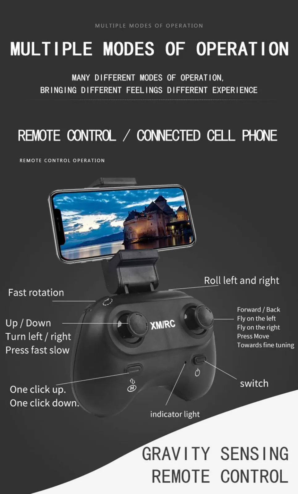 Высококачественный RC самолет M3 2,4G WiFi FPV 5MP 720P камера складной Постоянный RC Квадрокоптер с воздушным давлением Прямая поставка