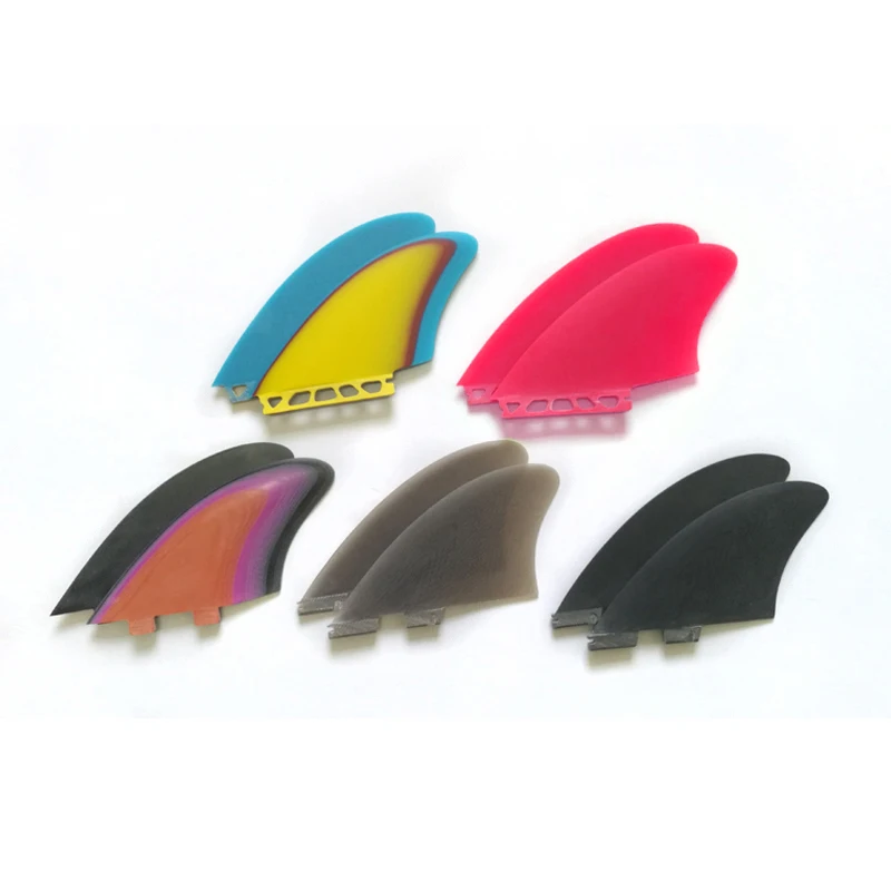 Future Twin Keel Fins High Preformance Translucent Surfboard Fins Surf
