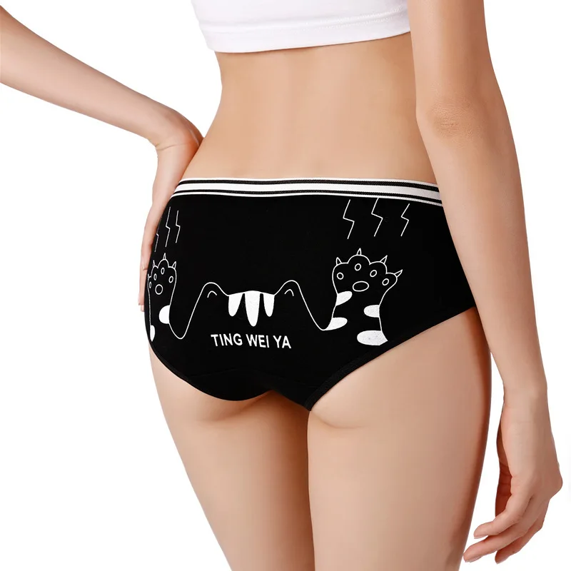 3pcs/lot Cute Printing Girl Briefs Panties For Women Underwear Cotton  Panties Sexy Lingerie Shorts Underpant Female Panty Ladies - Panties -  AliExpress