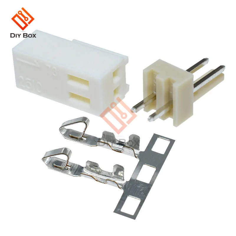 10 шт. KF2510 Американская классификация проводов 2р KF2510-4P KF2510 6P 2,54 мм Шаг Терминал корпус коннектора Разъемы Адаптера переменного тока DIY Наборы 2Pin 4Pin 6Pin