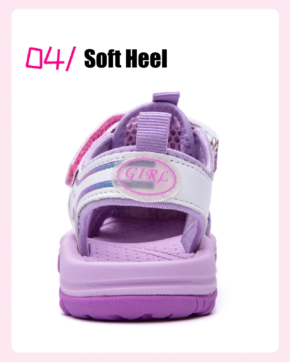 children's sandals Summer Sandals for Girls Kids Beach Shoes Children Brand Fashion Anti-Slip Sports Sandals Boys Unisex Closed Toe Comfortable child shoes girl