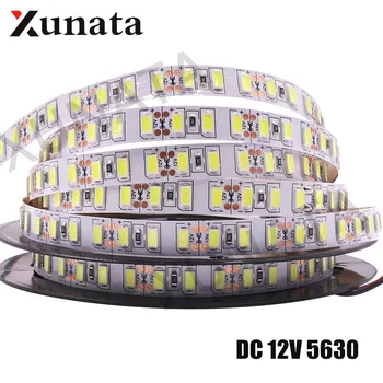 DC12V Smd 5630 Led Strip Licht 5730 Led Strip Tape Lamp Licht Strips Keuken Home Decor Natuurlijke Wit/Warm wit 5M DC12V Smd 5630 Led Strip Licht 5730 Led Strip Tape Lamp Licht Strips Keuken Home Decor Natuurlijke Wit/Warm wit 5M