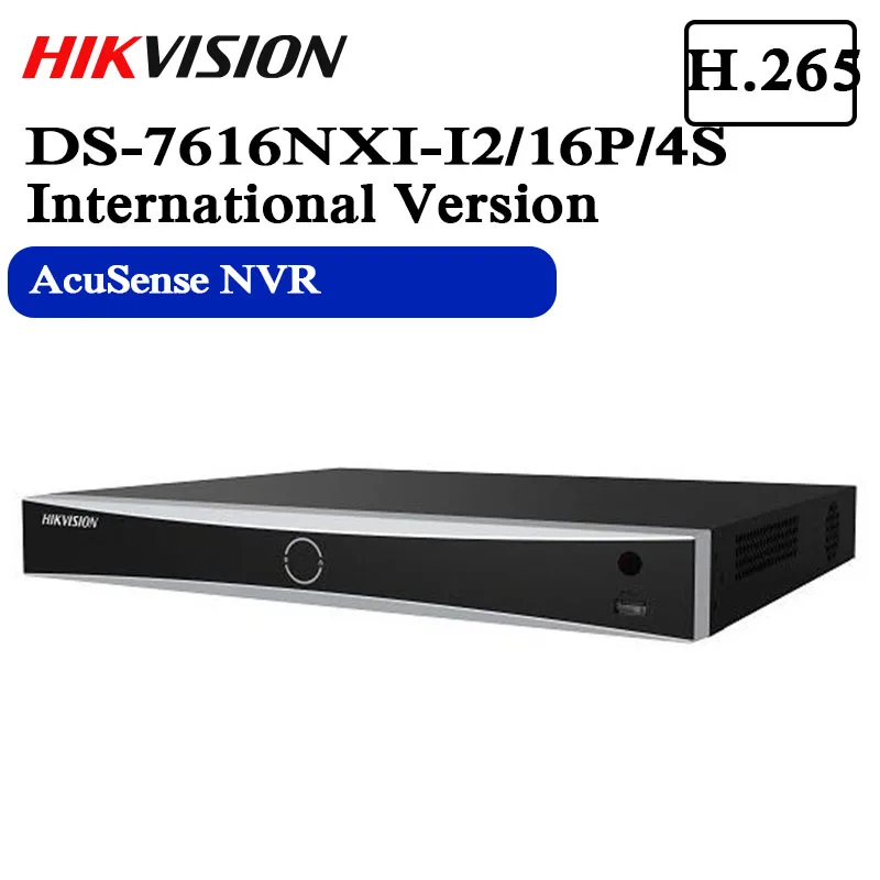 

Free shipping Pre-sale DS-7616NXI-I2/1P/4S 16CH 16POE AcuSense NVR no in stock