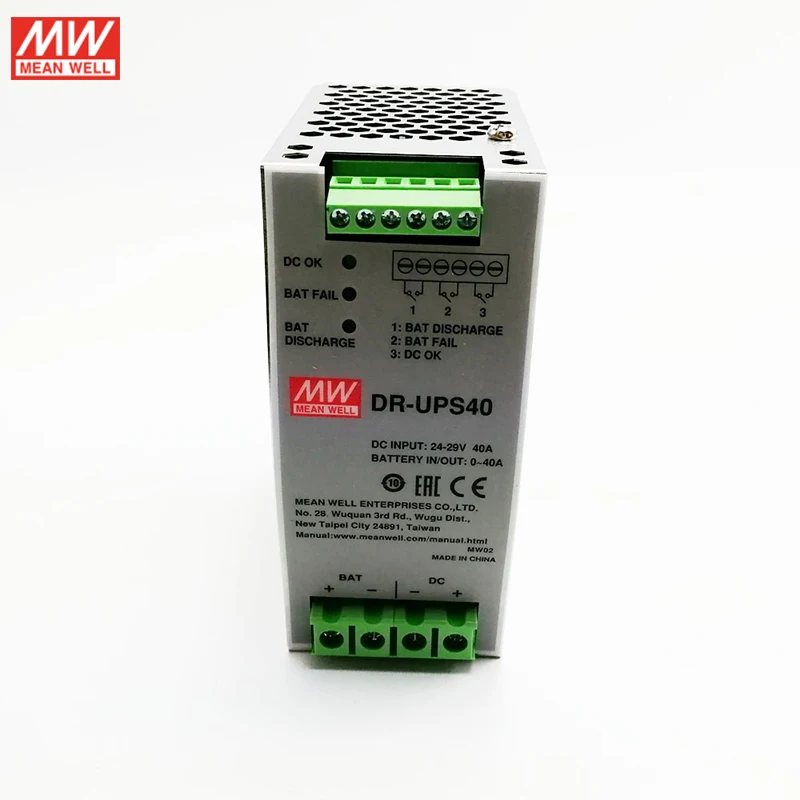 Означает хорошо DR-UPS 40 40A источник бесперебойного питания постоянного тока модуль бесперебойного питания контроллер батареи для системы din-рейки UPS