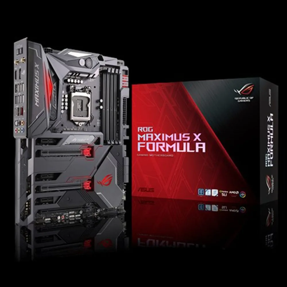 Материнская плата ROG MAXIMUS FORMULA Z370 с поддержкой LGA1151 DDR4 4133 МГц 802.11ac Wi-Fi Dual M.2 компьютерная материнская плата