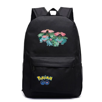 

Mochila Pokemon Backpacks For School Teenagers Girls Sac A Dos Japan Anime Bags Cartoon Pikachu 15-18 Unisex Travel Rucksack