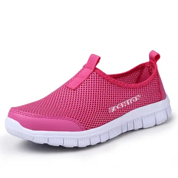 

Summer men and women sports tennis shoes mesh breathable small feet lightweight large size fitness river shoes
