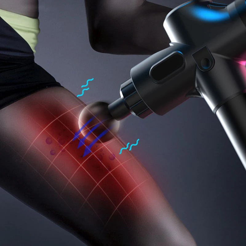 Electric Muscle Massager Deep Vibration Muscle Stimulator Fascia Massage Gun Relaxation Fitness Equipment Pistola Massageadora 1 Electric Muscle Massager Deep Vibration Muscle Stimulator Fascia Massage Gun Relaxation Fitness Equipment Pistola Massageadora 3