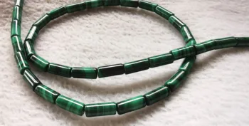 

100% Genuine Green Malachite Beads 4-14mm round column tube Natural Gemstone Full Strand 16"