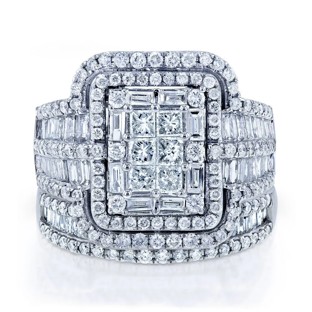 Crystal rings engagement rings stone rings wedding rings finger rings vintage female white crystal stone for wedding