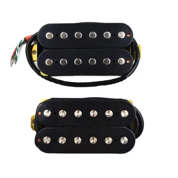 

Guitar Black Double Coil Pickups 50Mm Neck 52Mm Bridge Sq Electric Guitar Pickups