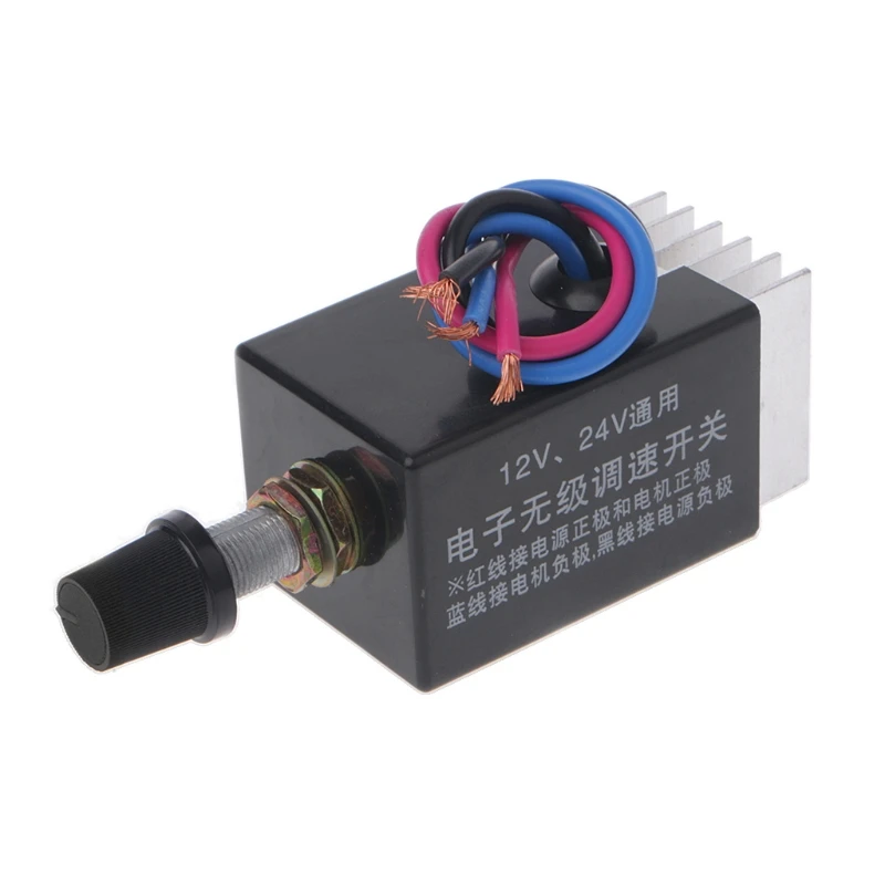 Motor Speed Controller Switch dc motor speed controller motor speed controller electric motor speed controller fan speed controller Fan Heater Control Defroster DC 12V 24V for Adjust Speed Of Automobile Fan Heater defroster etc