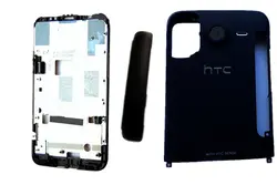 Оригинал для htc Desire HD A9191 Средний + задняя крышка батарейного отсека Корпус черный
