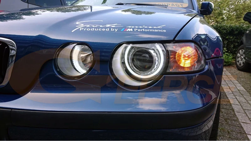 Ультра яркие SMD LED Ангельские Глазки halo кольца комплект дневной свет без ошибки
