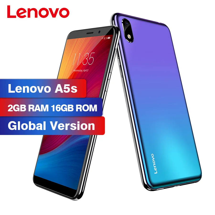 Предпродажа глобальной версии LENOVO A5s 5 45 'ɲ GB 16GB MT6761 четырехъядерный 13MP камера