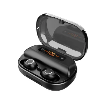 

V12 9D Stereo Sport Headphone with 4000mAh Power Bank IPX7 Waterproof TWS Bluetooth Earphone Wireless Bluetooth 5.0 Earphones