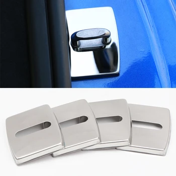 

4 pcs Door Lock Protective Cover Accessories for Mini Cabrio R52 R57/ Countryman R60