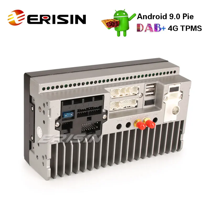 Erisin ES2649U " 2 Din Android 9,0 автомобильный стерео gps WiFi DAB+ DVR DVB-T2-IN BT OBDII СБ Navi