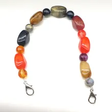 Colorful Bead Straps Replaceable Resin Handbag Jelly Acrylic Handle Pearlescent Strap DIY Bag Accessories Handbag Replacement