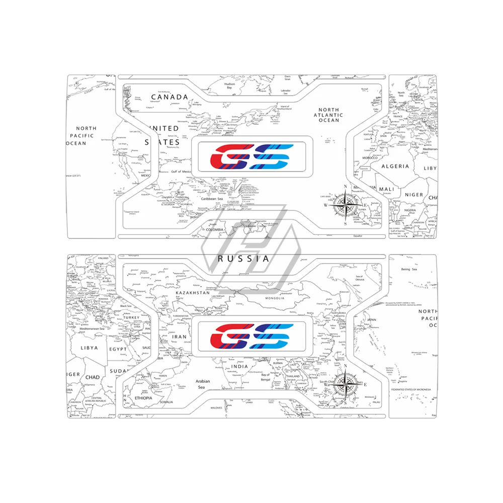 For BMW Vario Case 2004-2012 Easy Remove Motorcycle Sticker for F800GS F850GS G310GS F750GS R1200GS R1250GS