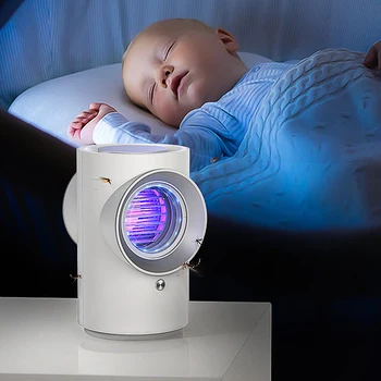 

Electric Mosquito Lamp, Light-Emitting Flying Insect Trap with Electronic UV Lamp for Home, Deck, Garden, Patio, Camping & More