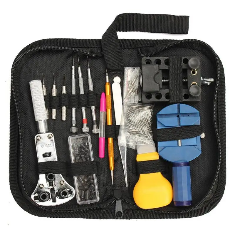  144pcs/set Watchmaker Tools Clock Strap Remover with Lifting Platform Pry Knife Watch Repair Tool K