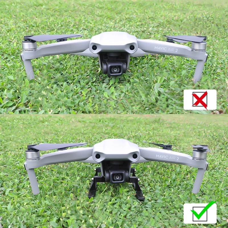 DJI Mavic Air 2 защита для ножек Расширительная ножка складное шасси аксессуары дрона