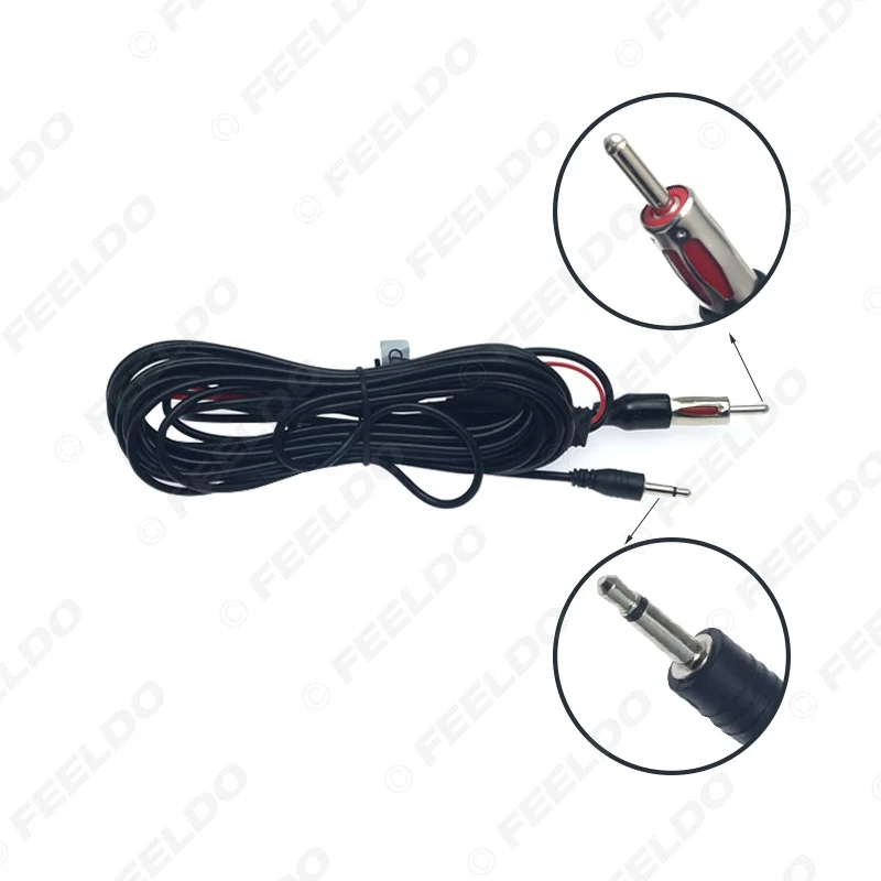 1Set Car 2IN1 TV/FM TV Antenna Radio Antenna With Amplifier Booster #FD-892