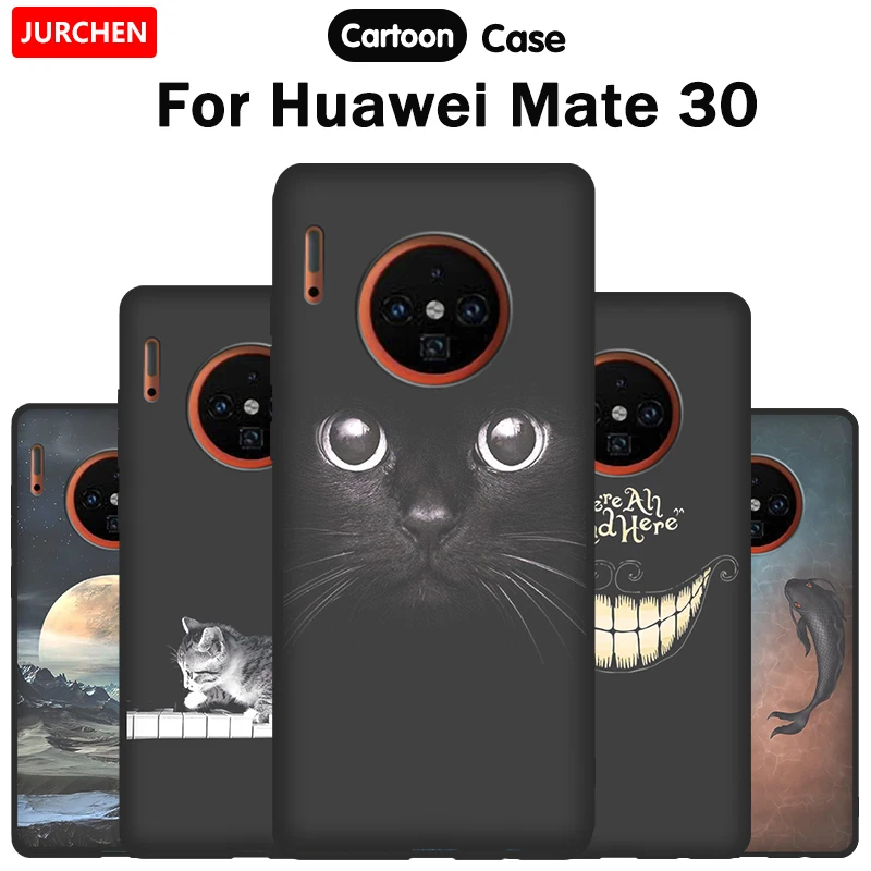 Custodia In Silicone Per Huawei Mate 30 Custom Cute Cat Dogs Cartoon Photo Tpu Cover Posteriore Per Huawei Mate30 Pro Lite 30Pro 30Lite